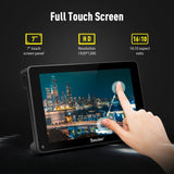 R7SII 7" On Camera Touch Monitor with 4K HDMI 3G-SDI